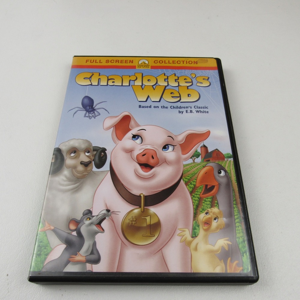 Charlottes Web DVD Full Screen Collection Animated Childrens Classic Movie